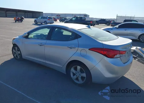 2013 Hyundai Elantra Gls from USA, damaged, VIN KMHDH4AEXDU642666